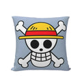 Capa de Almofada One Piece – Estampa de Caveira – Poliéster – Capa com Zíper – Almofada Decorativa e Confortável para Sofá e Home Decor Aliexpress
