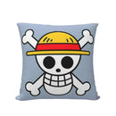 Capa de Almofada One Piece – Estampa de Caveira – Poliéster – Capa com Zíper – Almofada Decorativa e Confortável para Sofá e Home Decor Aliexpress