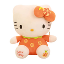 Brinquedo de Pelúcia Hello Kitty Boneca Laranja Macio Travesseiro de Pelúcia Anime Decoração Animal Presente Pelucias Menina Boneca Criança 18cm Aliexpress