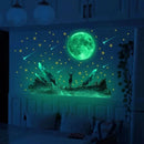 Adesivo de Parede Gamer Punho Cósmico do Jogo do Céu Estrelado Adesivo Decorativo Brilhante no Escuro Sala Gamer Quarto de Jogos - Megalomania
