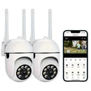 Câmera de Vigilância IP PTZ WiFi CCTV ao Ar Livre com Áudio Zoom Digital 4X Visão Noturna Proteção à Prova D'Água e Conectividade Sem Fio 2.4G Acessório Segurança Aliexpress