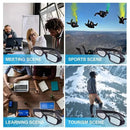 Óculos Portáteis com Câmera Esportiva e Smart Driving Bike Glasses HD 1080p VCR Camera Glasses Vídeo Gravação Processo de Conferência Condução Acessório Aliexpress