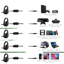 Headset Gamer com Fio 3.5mm Fones de Ouvido para Música e Jogos Compatível com PS4 PlayStation 4 PC e Chat Inclui Microfone Aliexpress