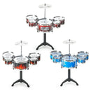 Brinquedo Bateria para Crianças Conjunto de Tambores Dinâmico para Iniciantes Instrumento de Percussão Estilo Jazz Ocidental Brinquedo Musical Educativo Presente para Meninos e Meninas Crianças Aliexpress