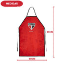 Avental Masculino São Paulo Tricolor Churrasco Cozinhar Pai Amigo Presente