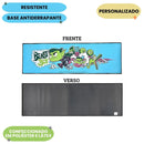 Tapete Capacho Grande Tenn Titans Go Mutano Beast Boy Decorativo Personalizado Antiderrapante