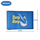 Tapete Capacho Looney Tunes Papa Léguas Beep Beep Antiderrapante Decorativo Personalizado