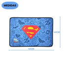 Tapete Capacho Superman DC Super Hero Girls Decorativo Personalizado Antiderrapante Firme