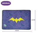 Tapete Capacho Batman Dc Super Hero Girls Decorativo Geek Antiderrapante Seguro Personalizado