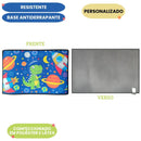 Tapete Capacho Dinossauro Infantil Decorativo Menino Antiderrapante Personalizado Temático