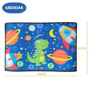 Tapete Capacho Dinossauro Infantil Decorativo Menino Antiderrapante Personalizado Temático