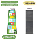 Tapete Capacho Grande Amarelinha Tenn Titans Go Infantil Brincar Divertido Tématico Decorativo