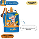 Kit Mochila De Costas e Lancheira Térmica Tigrão Disney Infantil Escolar Menino Volta As Aulas Clio