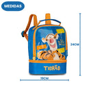 Lancheira Térmica Infantil Tigrão Disney Menino Escolar Resistente Volta as Aulas Viagem