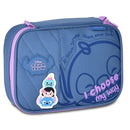 Kit Mochila De Costas e Estojo Box Lilo Stitch Tsum Tsum Disney  Infantil Escolar Menina Volta As Aulas