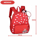 Mochila de Costas Escolar Minnie Tsum Tsum Infantil Disney Menina Viagem Passeio Volta as Aulas Clio