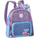 Mochila de Costas Stitch Disney PVC Infantil Escolar Menina Volta as Aulas Espaçosa Resistente Clio