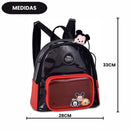 Mochila de Costas PVC Mickey Tsum Tsum Disney Infantil Menino Volta as Aulas Escolar Viagem Clio