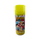 Espuma Colorida Spray Amarelo Criança Festa Carnaval Colorida Neve Artificial Bloquinho Axe Diversão Brincadeira 150ml