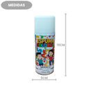 Espuma Colorida Spray Branco Criança Festa Carnaval Colorida Neve Artificial Bloquinho Axe Diversão Brincadeira 150ml