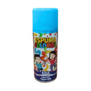 Espuma Colorida Spray Azul Criança Festa Carnaval Colorida Neve Artificial Bloquinho Axe Diversão Brincadeira 150ml