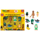 Kit 8 Unidades Bonecos Brainrot Criança Diversão Meme Tiktok Brinquedo Tralalero Tralala Coleção Família