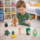 Kit 8 Unidades Bonecos Brainrot Criança Diversão Meme Tiktok Brinquedo Tralalero Tralala Coleção Família