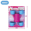 Brinquedo Infantil Hora do Chá Rosa Xícaras Jarro Menina Princesa Brincadeira