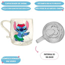 Caneca de Vidro Stitch 345ml Resistente e Perfeita para Presentear Megalomania