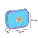 Estojo Box Azul Rosa Roxo Meninas Juvenil Escolar Luluca Clio Megalomania
