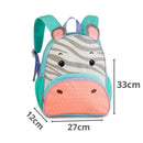 Kit Mochila de Costas Mala Bolsa Zebra Lancheira Térmica Duas Alças Lanchinho Escolar Infantil Clio Megalomania