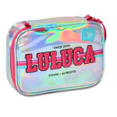 Estojo Box Luluca Meninas  Feminino Juvenil Escolar Holográfico Clio Megalomania