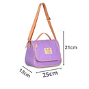 Kit Mochila de Carrinho Mala Bolsa Lancheira Térmica Duas Alças Estojo Box Luluca Juvenil Meninas Escolar Clio Megalomania