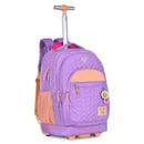 Kit Mochila de Carrinho Mala Bolsa Lancheira Térmica Duas Alças Estojo Box Luluca Juvenil Meninas Escolar Clio Megalomania