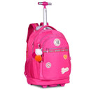 Mochila de Carrinho Mala Bolsa Rebecca Bonbon Preto Rosa Azul Fashion Juvenil Escolar Feminino Clio Megalomania