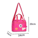Kit Mochila de Carrinho Mala Bolsa Lancheira Térmica Duas Alças Rosa Escolar Meninas Juvenil Rebecca Bonbon Clio Megalomania
