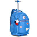 Mochila de Carrinho Mala Bolsa Rebecca Bonbon Preto Rosa Azul Fashion Juvenil Escolar Feminino Clio Megalomania