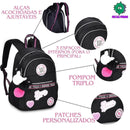 Mochila De Costas Mala Bolsa Mini Rebecca Bonbon Pequena Feminina Juvenil Meninas Clio Megalomania
