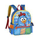 Kit Mochila de Costas Galinha Pintadinha Mala Bolsa Lancheira Térmica Duas Alças Lanchinho Escolar Infantil Clio Megalomania