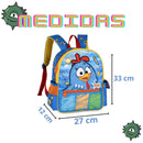 Kit Mochila de Costas Galinha Pintadinha Mala Bolsa Lancheira Térmica Duas Alças Lanchinho Escolar Infantil Clio Megalomania