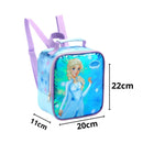 Kit Mochila de Costas Infantil Princesa do Gelo Frozen Mala Bolsa Lancheira Térmica Escolar Feminino Seanite Megalomania