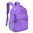 Mochila de Costas Mala Bolsa Rebecca Bonbon Preto Rosa Lilás Fashion Meninas Clio Megalomania