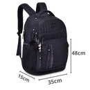 Mochila de Costas Mala Bolsa Rebecca Bonbon Preto Rosa Lillás Fashion Meninas Clio Megalomania