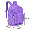 Mochila de Costas Mala Bolsa Rebecca Bonbon Preto Rosa Lillás Fashion Meninas Clio Megalomania