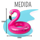 Boia Inflável Formato Flamingo 120cm x 120cm Piscina Verão Praia Adulto Infantil PVC Resistente Megalomania