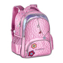 Mochila de Costas Bolsa Mala Duas Alças Rosa Feminino Juvenil Escolar Clio Megalomania