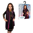 Fantasia Anna Clássica Frozen 2 Disney Infantil Criança Feminino Nova Blink Megalomania