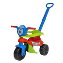 Brinquedo Carrinho de Passeio Infantil Kemotoca Baby Dog Vermelha Masculino Triciclo Kendy Megalomania