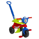 Brinquedo Carrinho de Passeio Infantil Kemotoca Baby Dog Vermelha Masculino Triciclo Kendy Megalomania