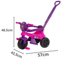 Brinquedo Carrinho de Passeio Pedal Infantil Kemotoca Baby Dog Rosa Feminino Triciclo Kendy Megalomania